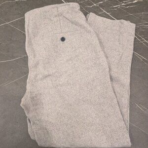 Aritzia Wilfred Grey Wool-Blend Tailored Pants